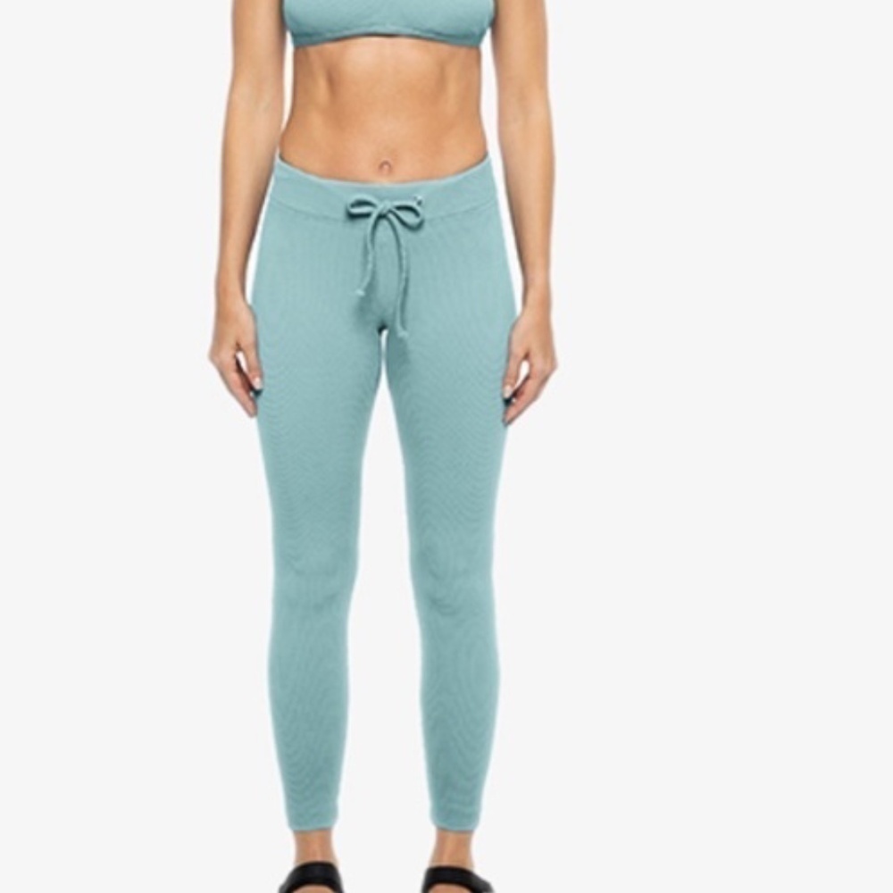 Koral Duke High Rise Groove Leggings in Aquamarine SZ XS